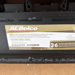 New AC Delco Car/Truck Battery