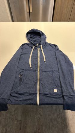 Vuori Women’s Blue Full-Zip Hoodie Sweatshirt size XS