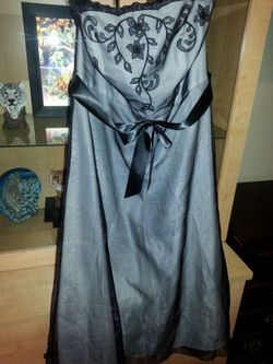 Beautiful Black Strapless Dress