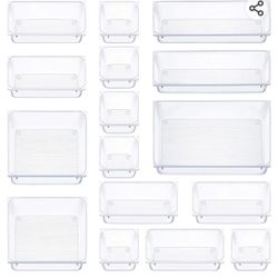 Seseno Plastic Drawer Organizer 16 Piece Set