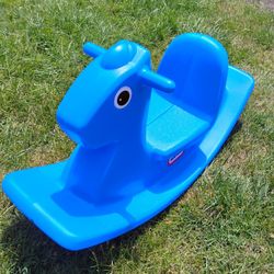Little Tikes Blue Rocking Horse 