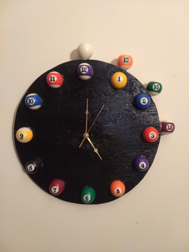 Billiards Pool Clock