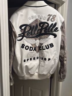 Mens Leather Jacket  Pele Pele Jacket  size  52 xxl