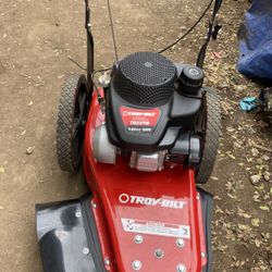 Troy Bilt 22 in. 140 cc Gas Walk Behind String Trimmer Mower for