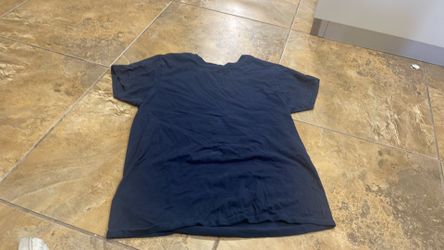 Plain dark blue tee