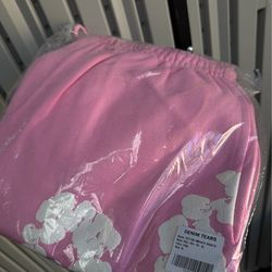 Pink denim tears shorts XL