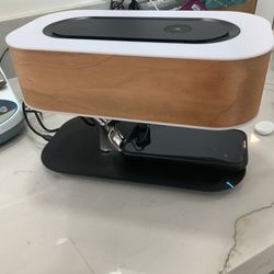 Tree Of Life Table Lamb,  Bluetooth Speaker ,Cell Phone Charger Super Clean MSRP $169.00 Like New 