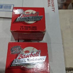 1986 Fleer Classic Miniatures Baseball Cards