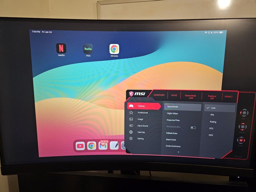 Gaming Monitor Curved
