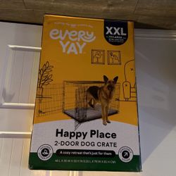 Every Yay Happy Place XXL 2 Door Dog Crate