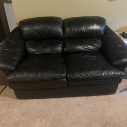 Black Loveseat 