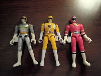 Vintage Power Rangers Action figure Lot Mighty Morphin In Space Turbo