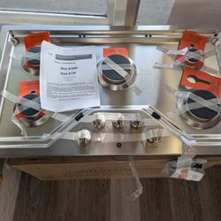 New Scratch And Dent 36 In  GAS  Cooktop 5 Burner W/ Power Boil Burner With 1 Year Warranty, 48  Hour Delivery,   Fiance Options.