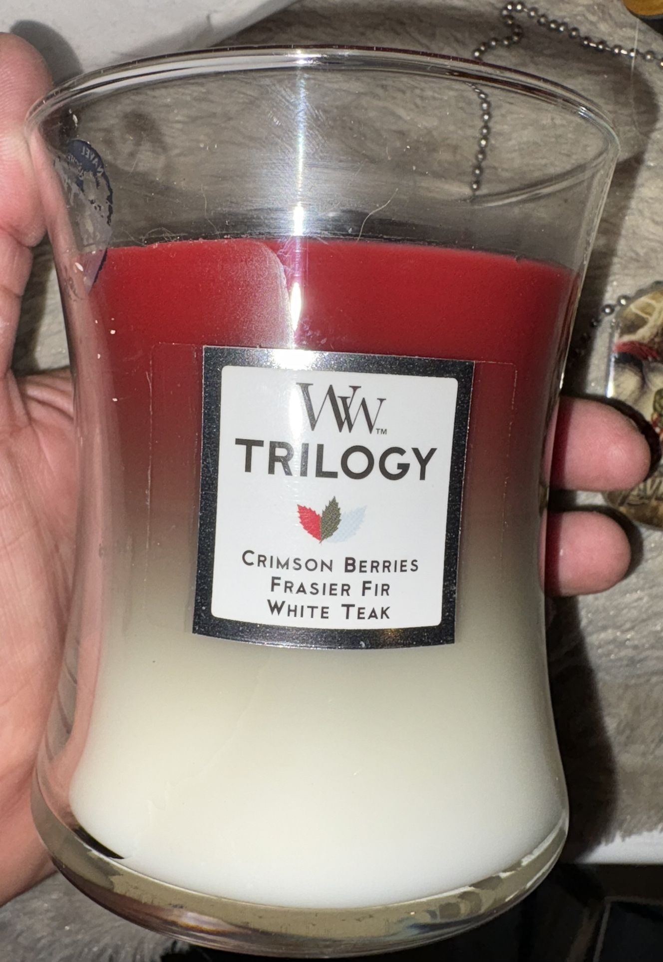 New 3 Layer Wooden Wick Candle