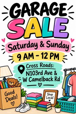 Garage sale happening now