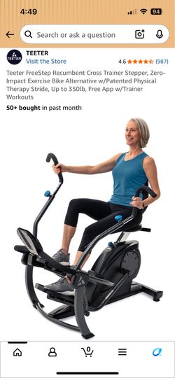 Teeter Freestep Recumbent Crosstrainer LT3