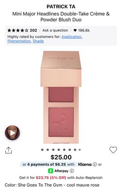 PATRICK TA BLUSH PALETTE