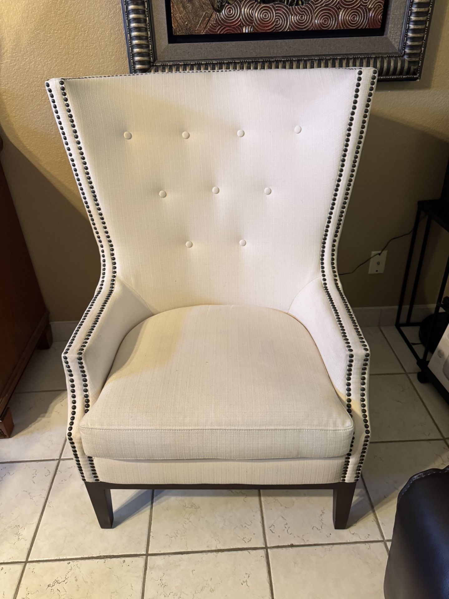 Modern White Chair Great Condition $175 Gilbert And Ray rd. Check All Pics And Offers.