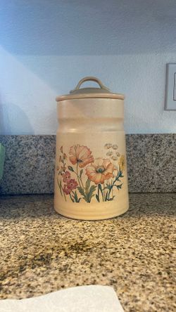 Vintage Treasure Craft Canister