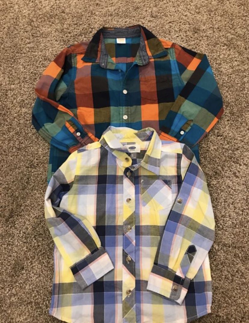 Boys 5-5/6 shirt lot
