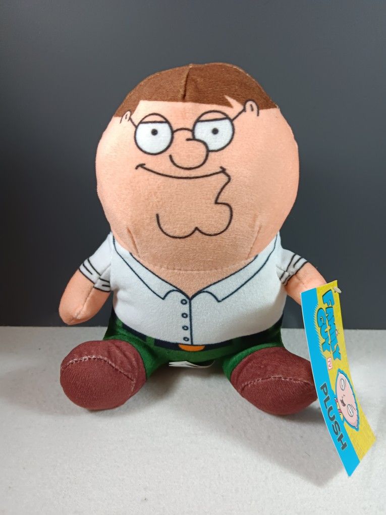 Family Guy Plush 20th Century Fox Peter Griffin 7" Stuffed Animal Doll Toy New