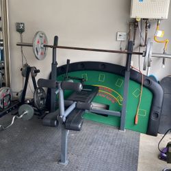 GYM SET!! FULL SET EVERYTHING YOU NEED