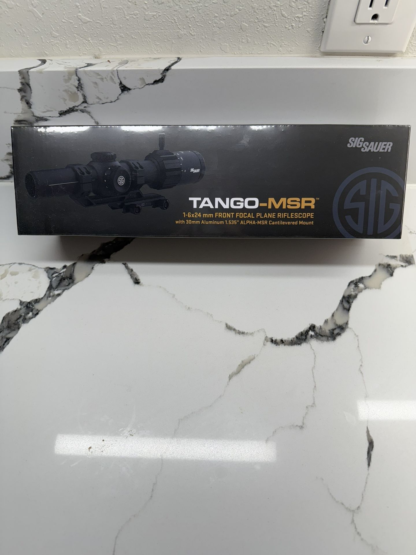 Sig Sauer TANGO-MSR 1-6x24mm Riflescope FFP MSR BDC6 Reticle MSR Mount SOTM61002