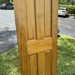 Wood Closed Door 