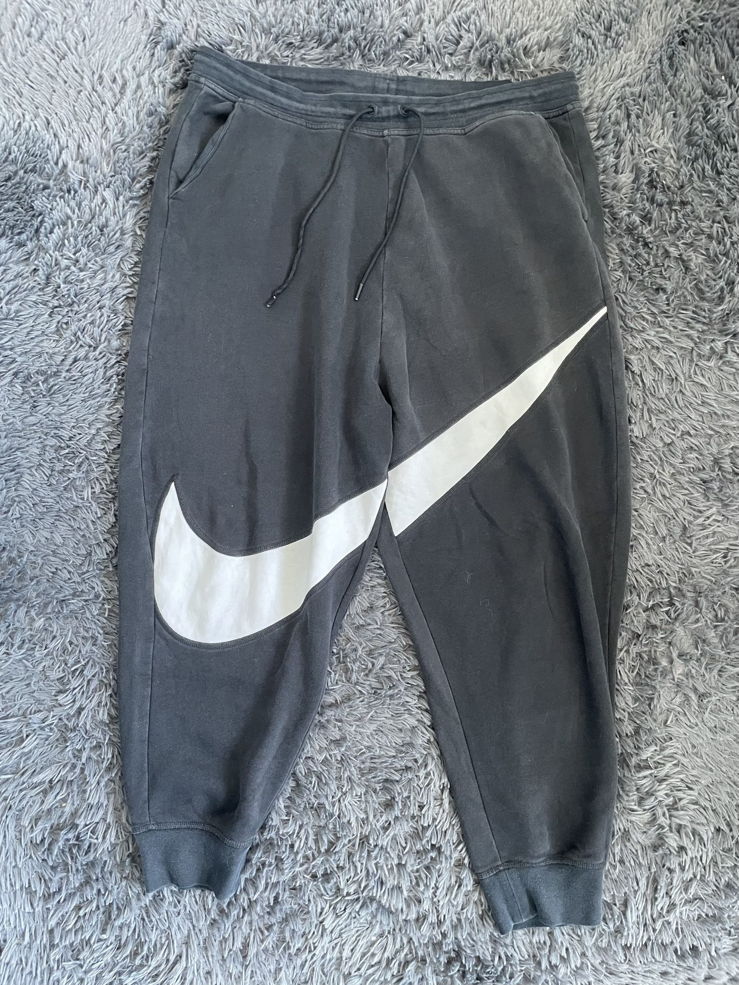 Nike Sportswear Big Swoosh Tech Fleece Jogger Pants CV8660-010 Black | Men XL