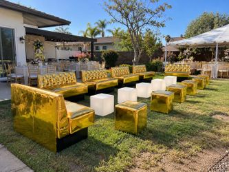 Golden Lounge Furniture Set