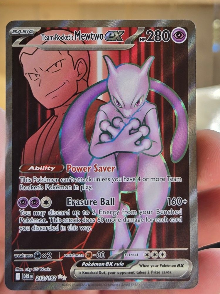 Team Rocket Mewtwo Ex Pokémon Card