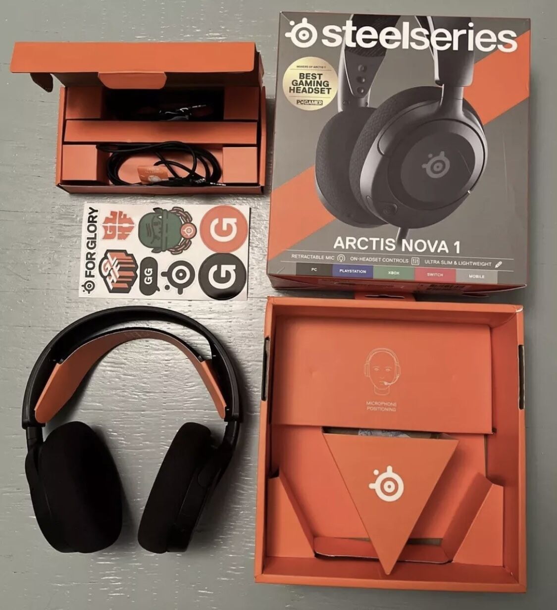 SteelSeries Arctis Nova 1 Over-Ear Gaming Headset - Black