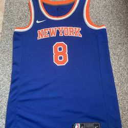 Nike Swingman Kemba Walker #8 New York Knicks NBA Blue Jersey Adult Size 40 Small