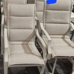 6 Patio Chairs New In Box Assembly Required  NEW IN BOX ASSEMBLY REQUIRED6 chairs 

TABLE NOT INCLUDED 
TABLE NOT INCLUDED 
 Statesville Shell 6-Piece