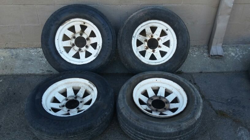 Jackman steel 6 lug 15 inch rims. Chevy, Toyota, Nissan, more