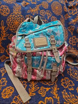 2 juicy couture sequin backpacks