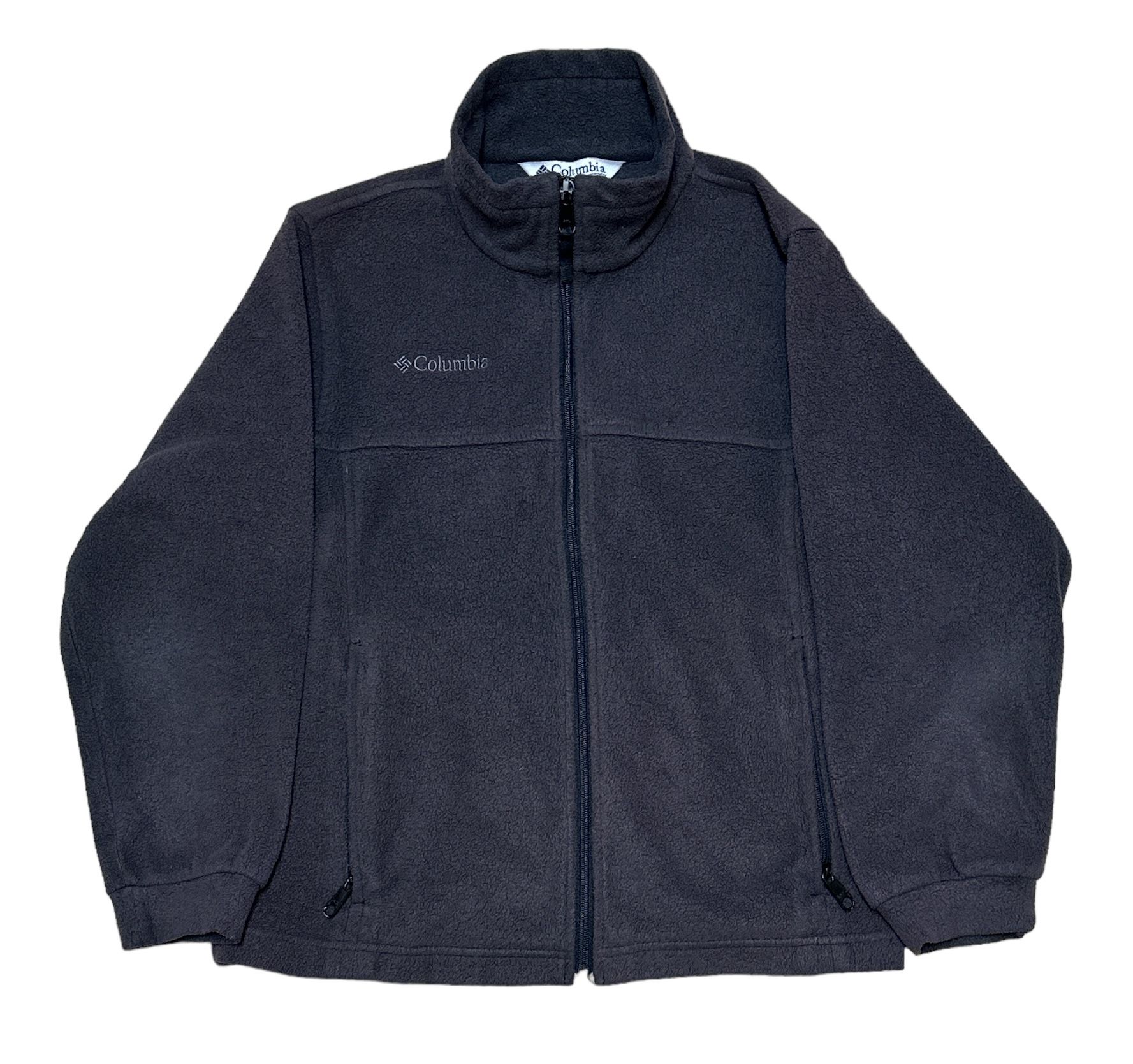 Columbia Boy’s Black Full Zip Fleece Jacket Size 10/12 Youth