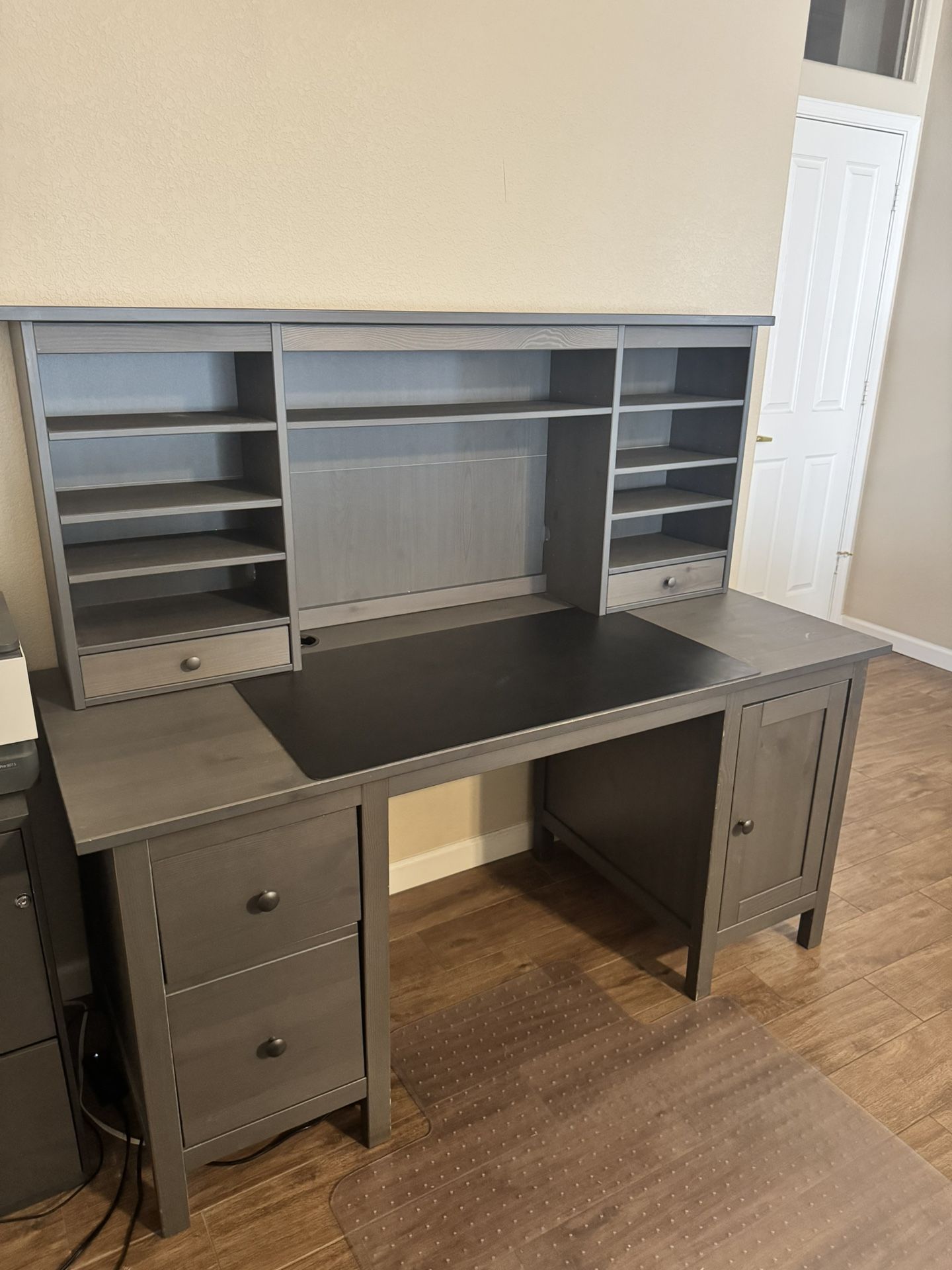 IKEA Grey Desk W/ Chair