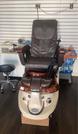 Pedicure Spa Massage Chair with Foot Basin