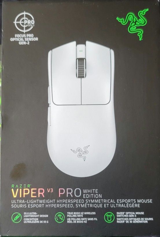RAZER VIPER V3 PRO White Edition