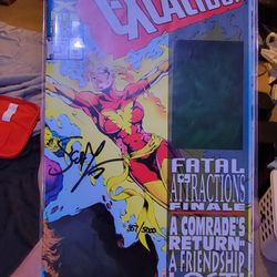 Autographed Excalibur Marvel Anniversary Issue 71 Nov