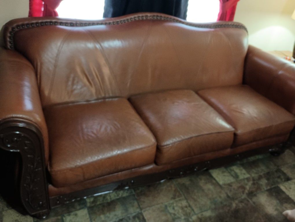 Leather Couch