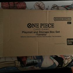 One Piece Yamato Playmat And storage Box Set new 