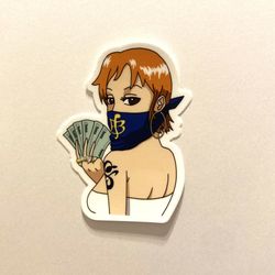 One Piece Thug Sticker - Nami (Read Description)