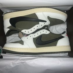 Travis scott jordan 1 low Medium olive 13M