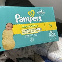 Pampers newborn diapers all for $40