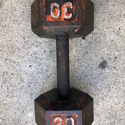 Single 30lb Dumbbells In Solid Condition $20