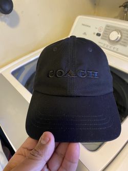 Coach Classic Black Embroidered Baseball Cap