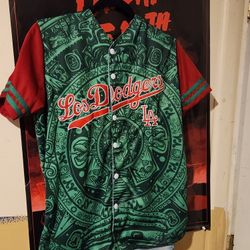 Los dodgers Aztec Calendar Jersey
