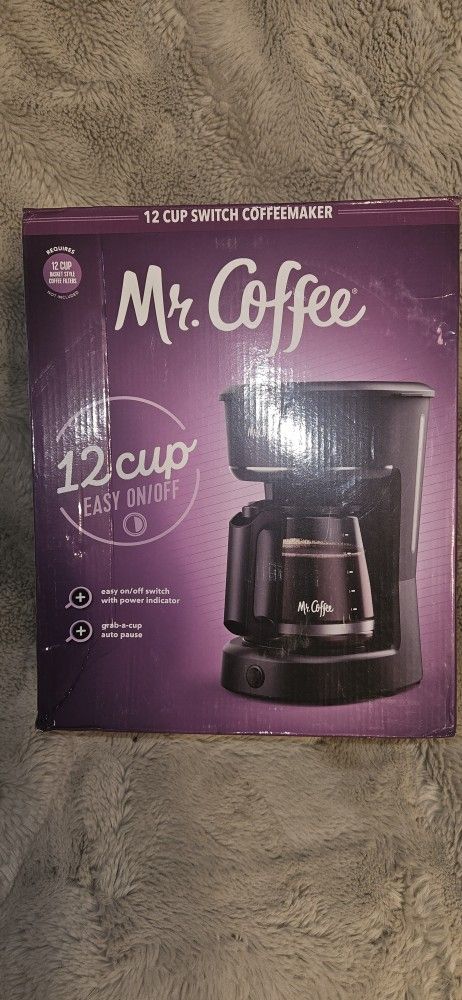 New Open Box Mr Coffee 12 Cup Machine